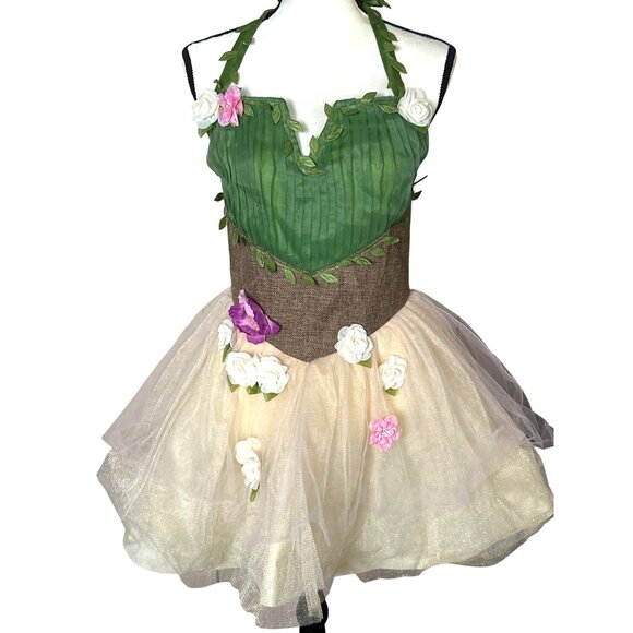 Whimsical Enchantress Cosplay Costume Dress Medium Woodland Pixie Fairy Mystical - Picture 10 of 10